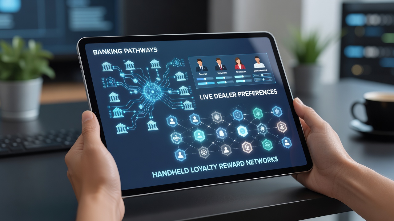 Live dealer interface on smartphone showing reward points earned during blackjack session