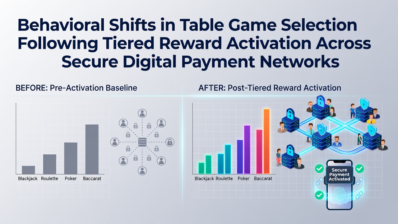 Digital payment interface showing tiered rewards activation for table game players in a secure casino app