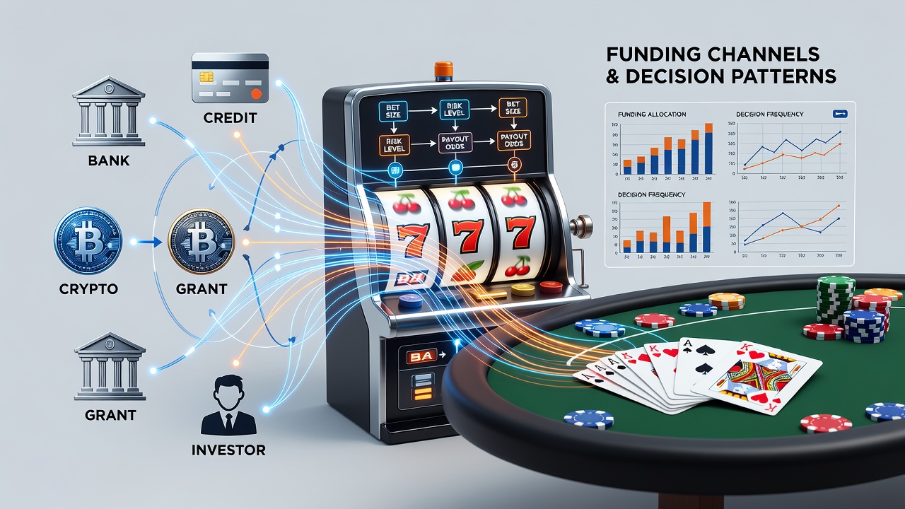 Analytics dashboard displaying correlations between funding sources and gameplay choices in mobile VIP networks