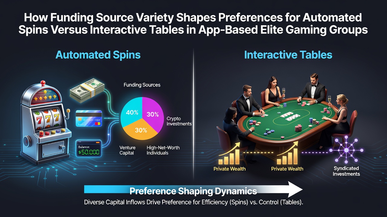 App-based gaming interface showing automated spin options alongside interactive table selections with various funding method icons