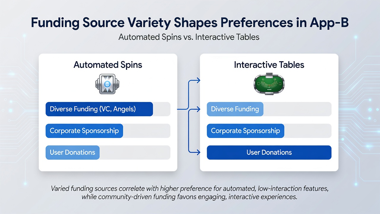 Detailed view of interactive table game dashboard with funding source selection panel highlighting diverse payment options