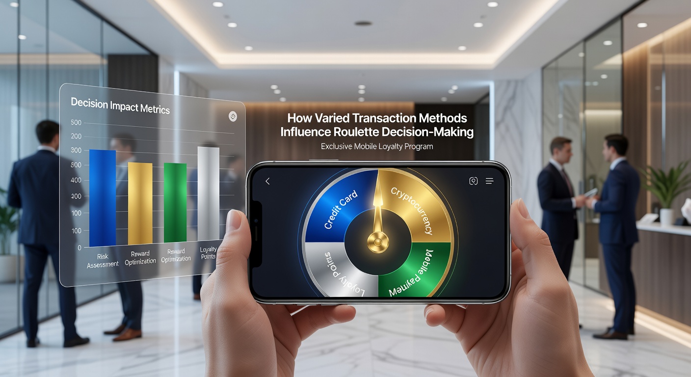 Close-up of roulette wheel on mobile screen with loyalty program dashboard and payment icons