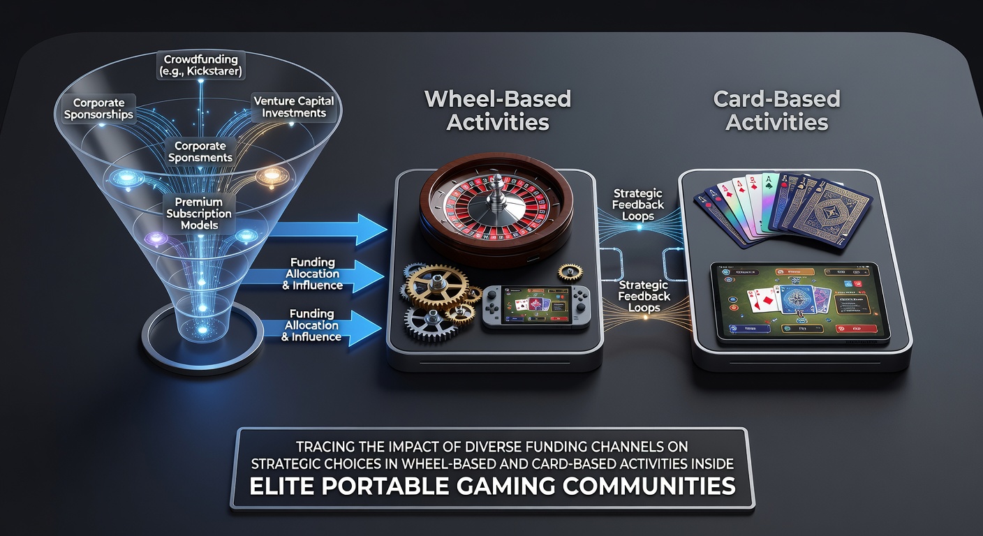 Elite mobile gaming interface displaying multiple funding channel options alongside wheel and card game selections