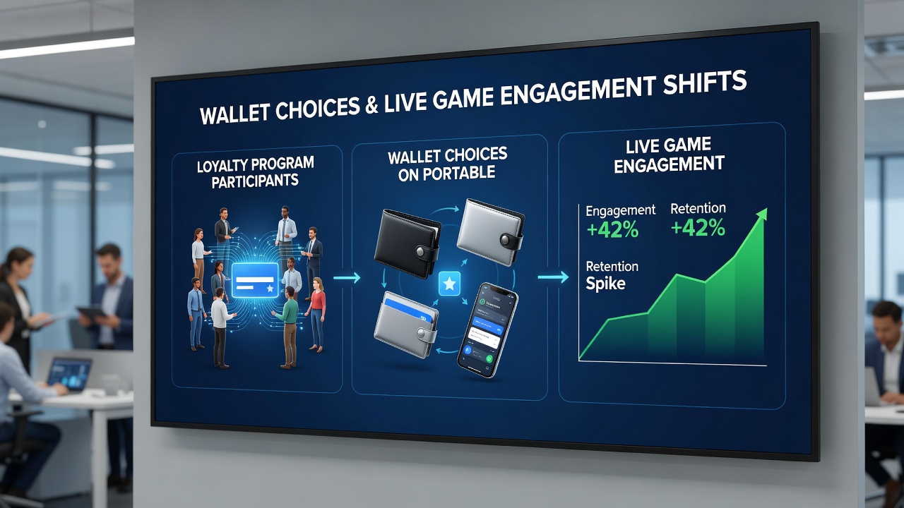 Loyalty program users engaging with live casino games via mobile wallet integrations